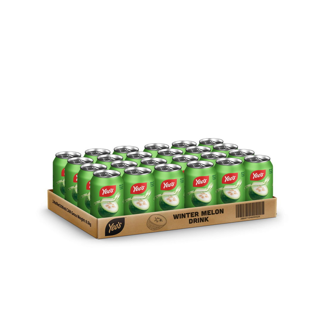 YEO'S CAN W/MELON TE 24 x 300ML