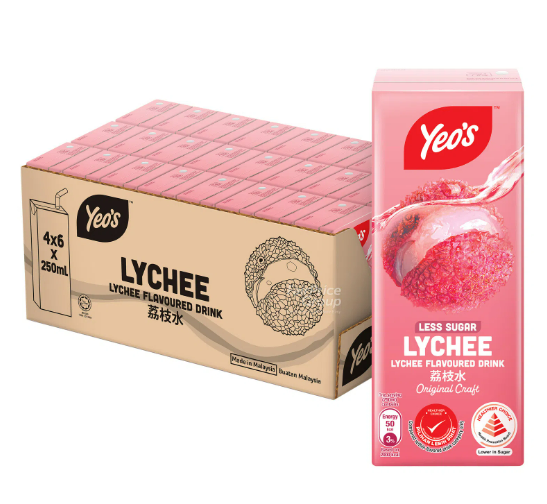 YEO'S LYCHEE 4X6X250ML_0