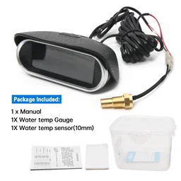 2 in 1 lcd car water temp gauge and volt meter 12vand 24v barang baru