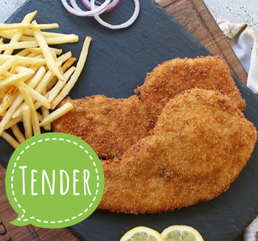 Crumbed pork chops