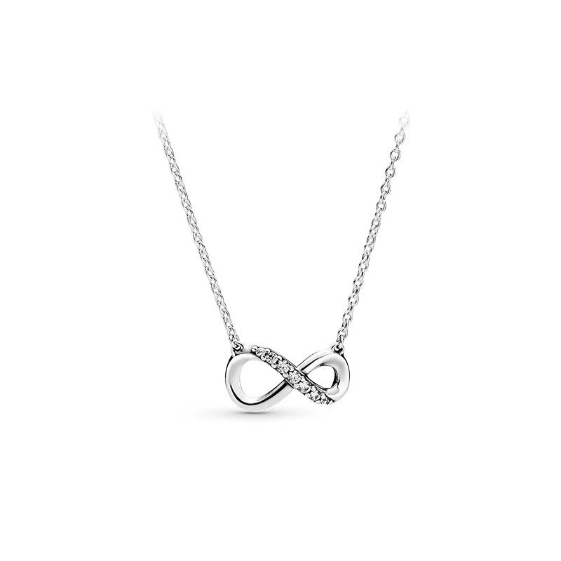 Sparkling infinity collier necklace