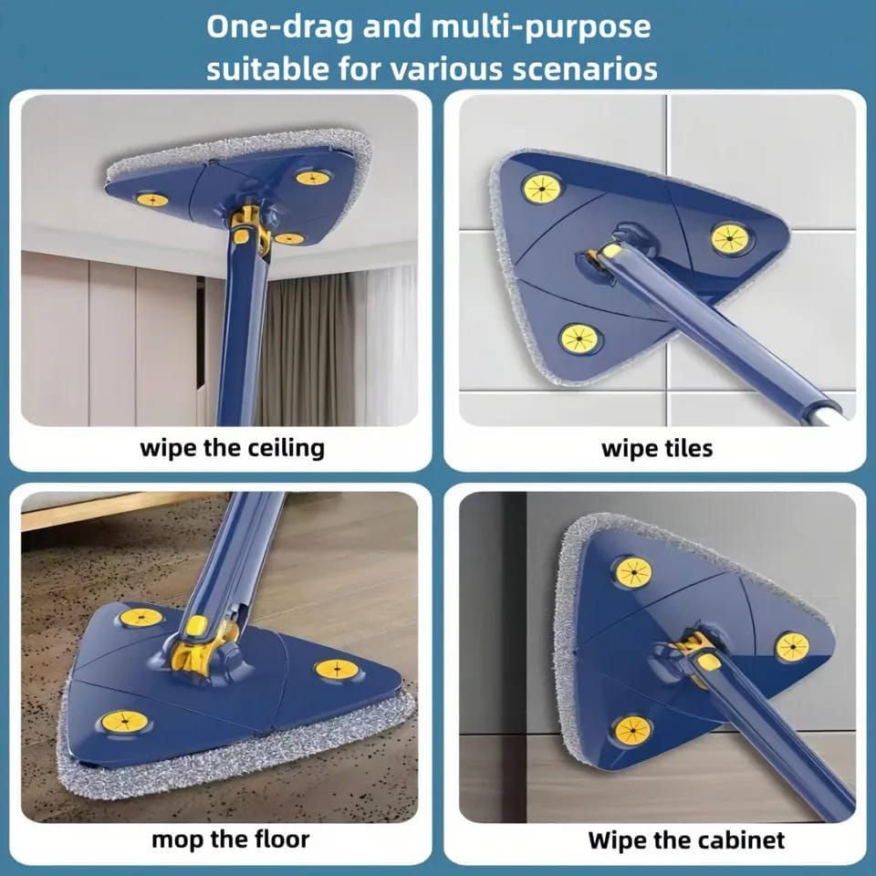 360° Rotatable Adjustable Cleaning squeeze Mop_3