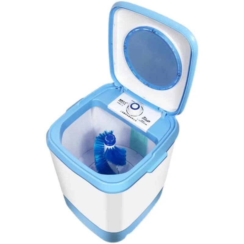 Mini washing machine with shoe brush_0
