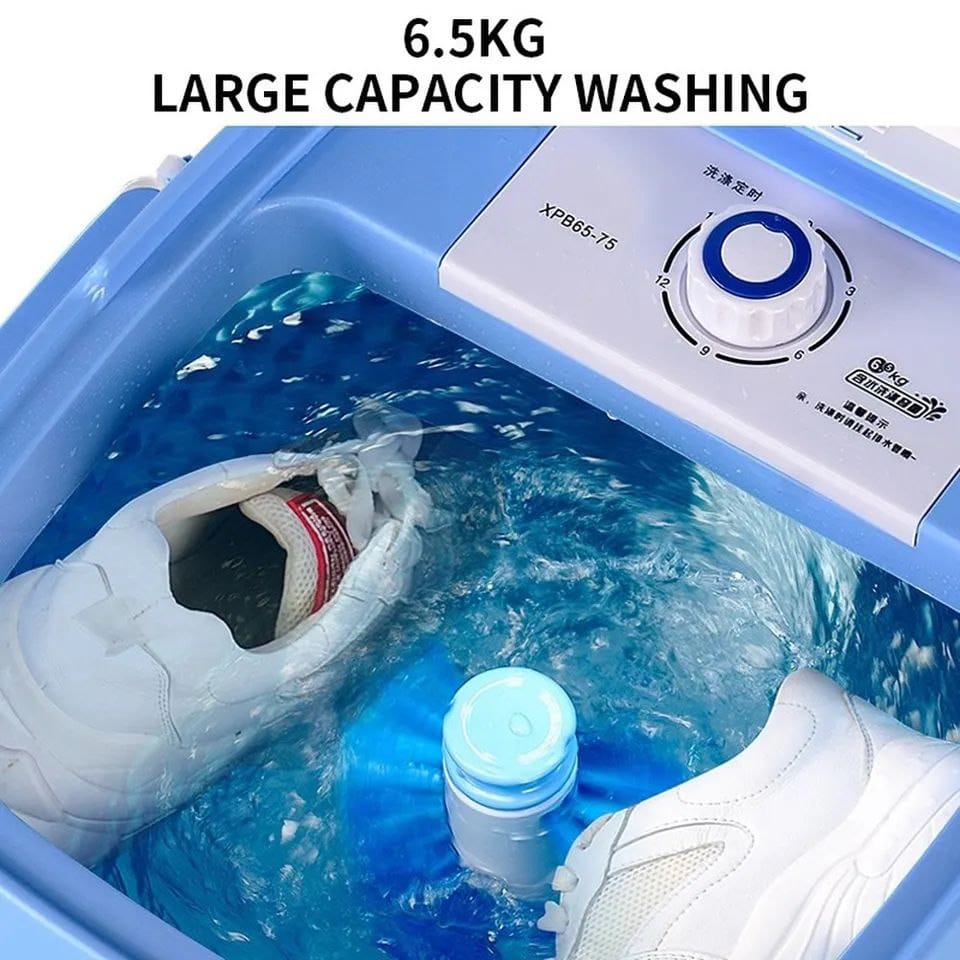 Mini washing machine with shoe brush_1