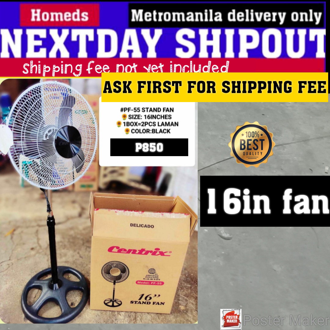 Centrix 16in stand fan_0