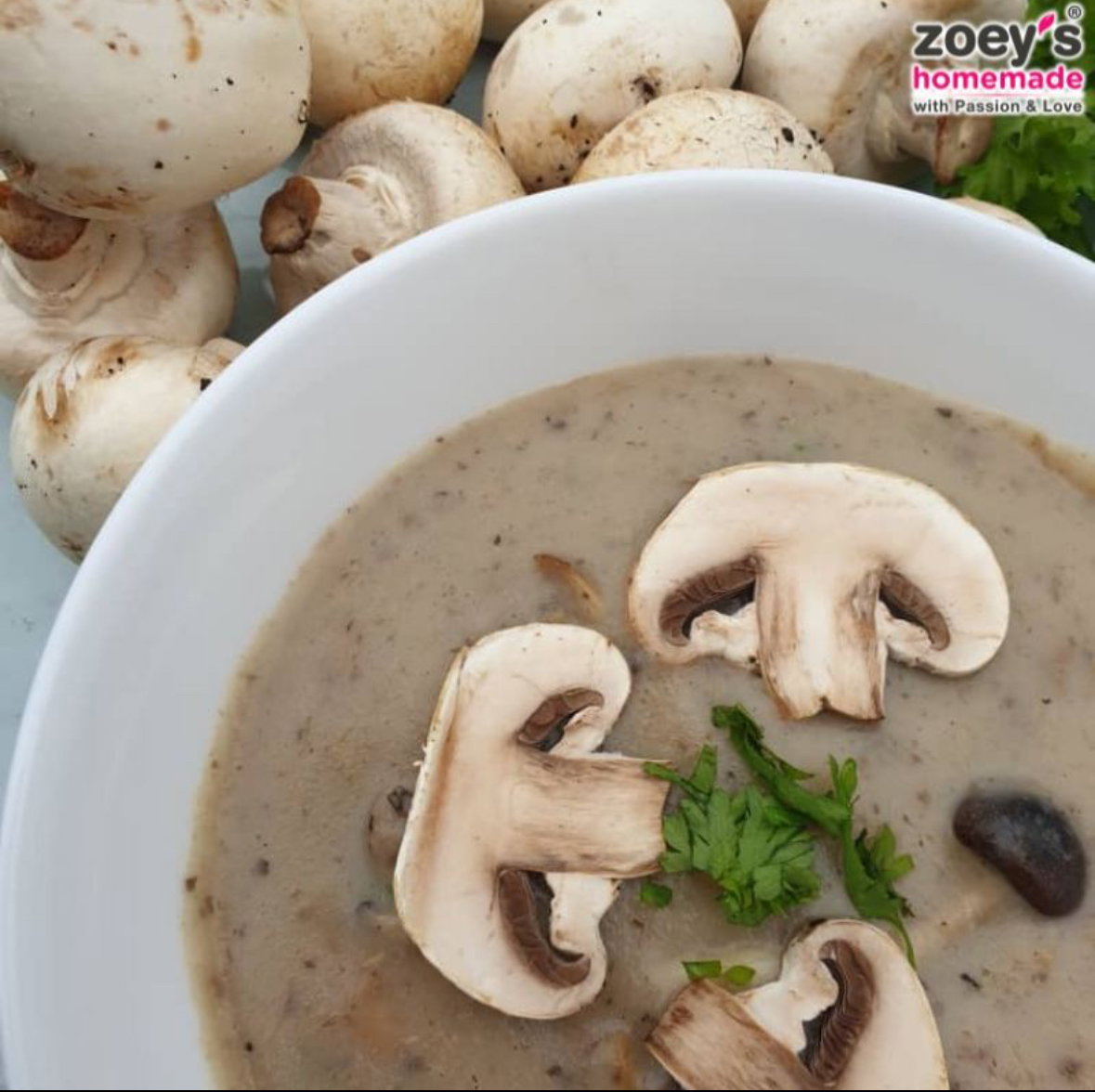Zoey Homemade Mushroom Soup (±280g)_0