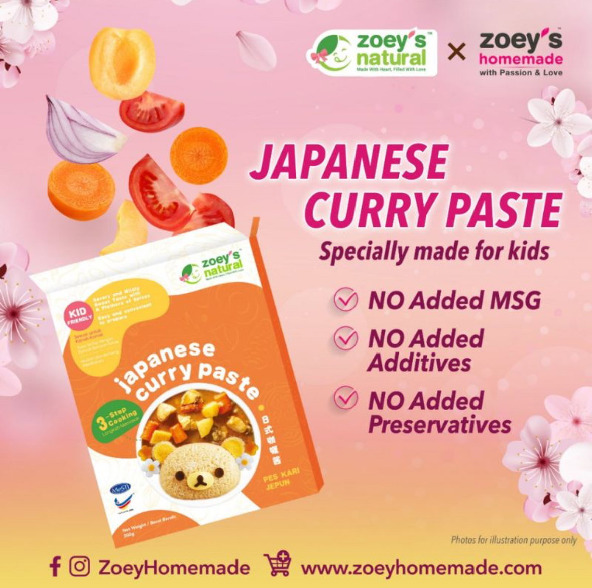 Zoey Japanese Curry Paste (Box Packaging) (±200g)_0