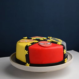 Superheroes United Theme Cake