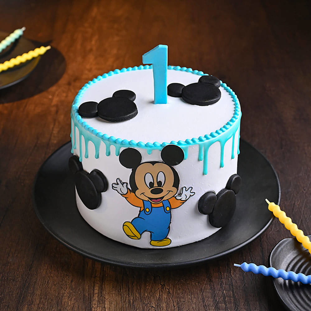 First Birthday Mickey Cake_0