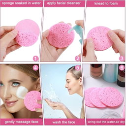 Facial Cleaning Sponge Set 2 PCS