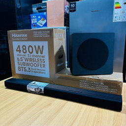 Hisense sound bar HS3100 3.1ch 480 watts wireless subwoofer, HDMI cable, Bluetooth