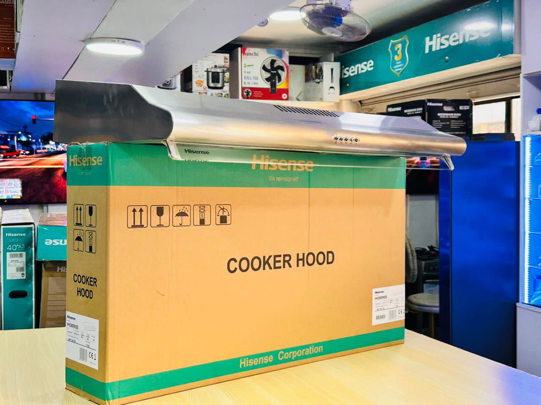 Hisense 90cm Cooker Hood/chimney hood HHO90PASS Cooking Extractor, Under Cabinet Kitchen Extractor
