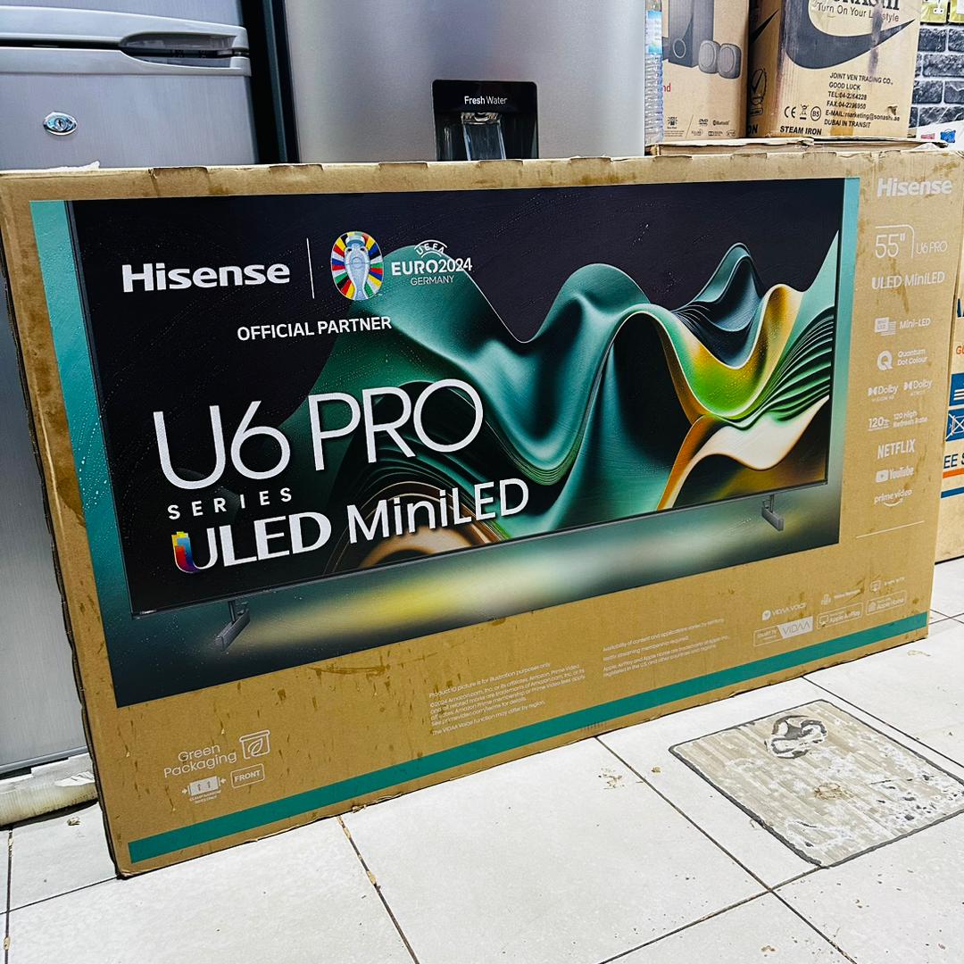 Hisense 55 Inch U6 Pro Series, 55U6N, Mini-LED ULED UHD 4K Smart VIDAA TV with Quantum Dot Colours_0