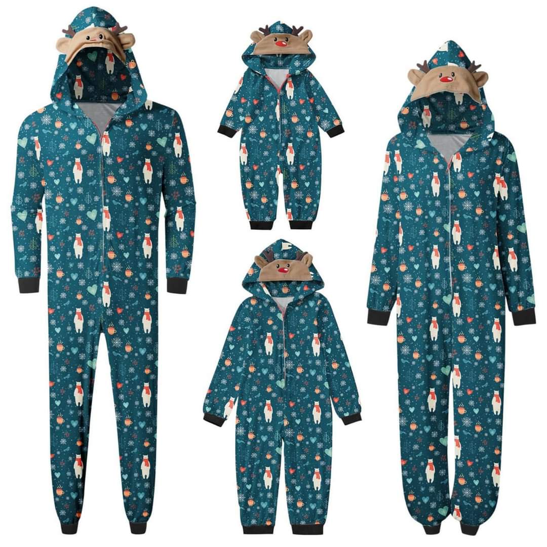 Jumpsuit with Hoodie & Ears 