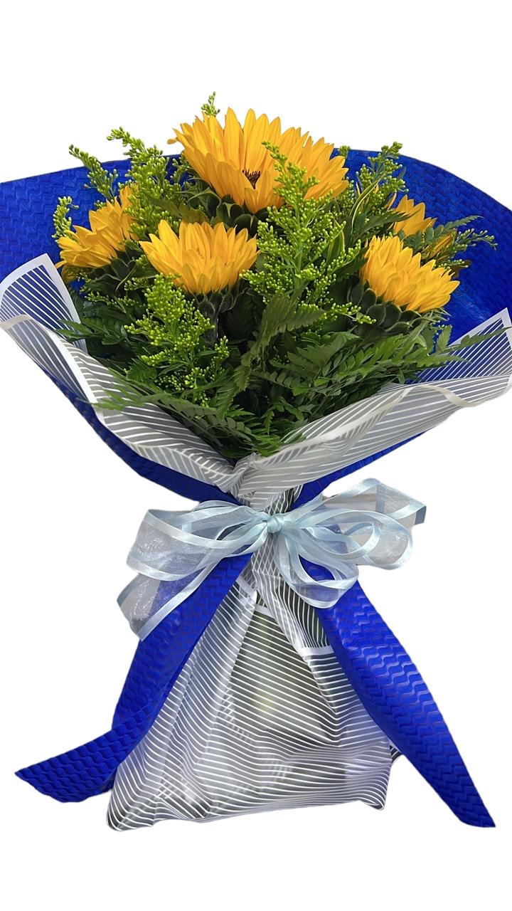 Ramo de 5 girasoles_0