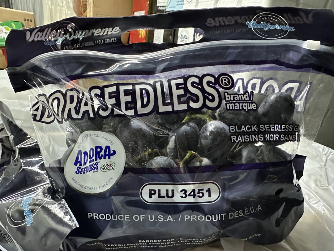 BLACK GRAPE ADORA. AUST/USA. (1kg)