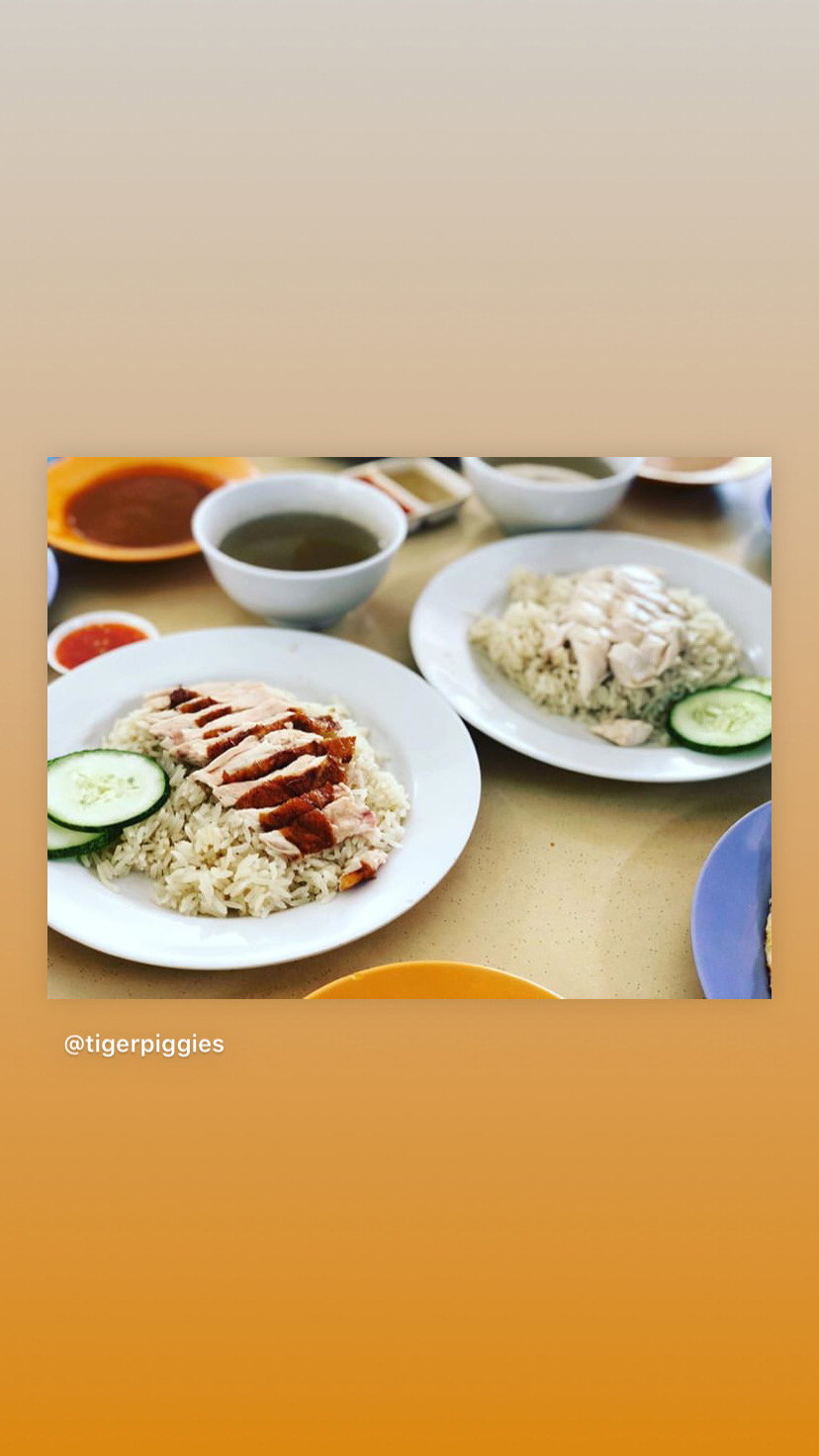 Roasted chicken rice