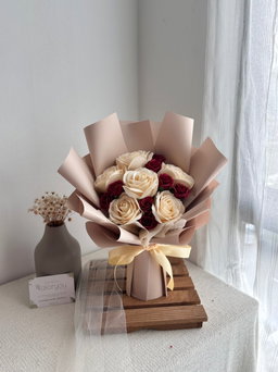 6 Stalk Soap Rose Bouquet