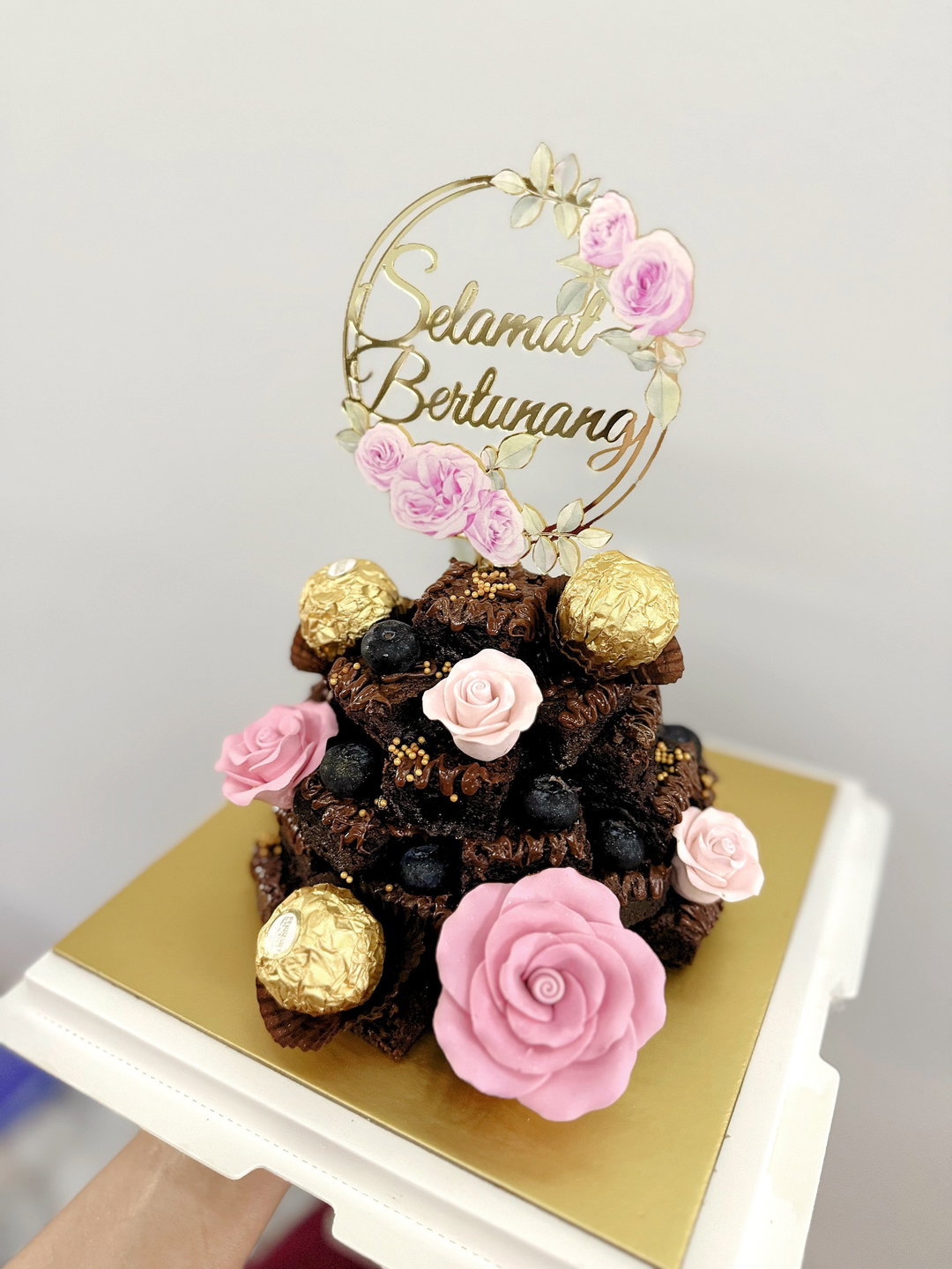 Intimate Brownie Tower