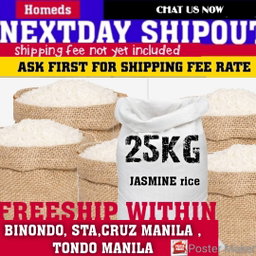 Jasmine rice 25kg