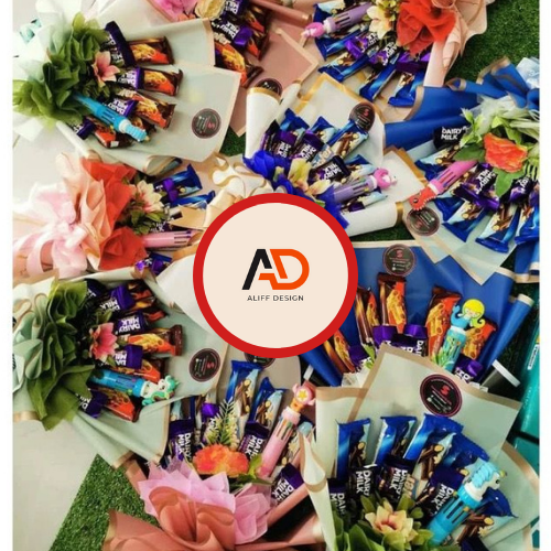 HADIAH COKLAT DALAM BUNGA