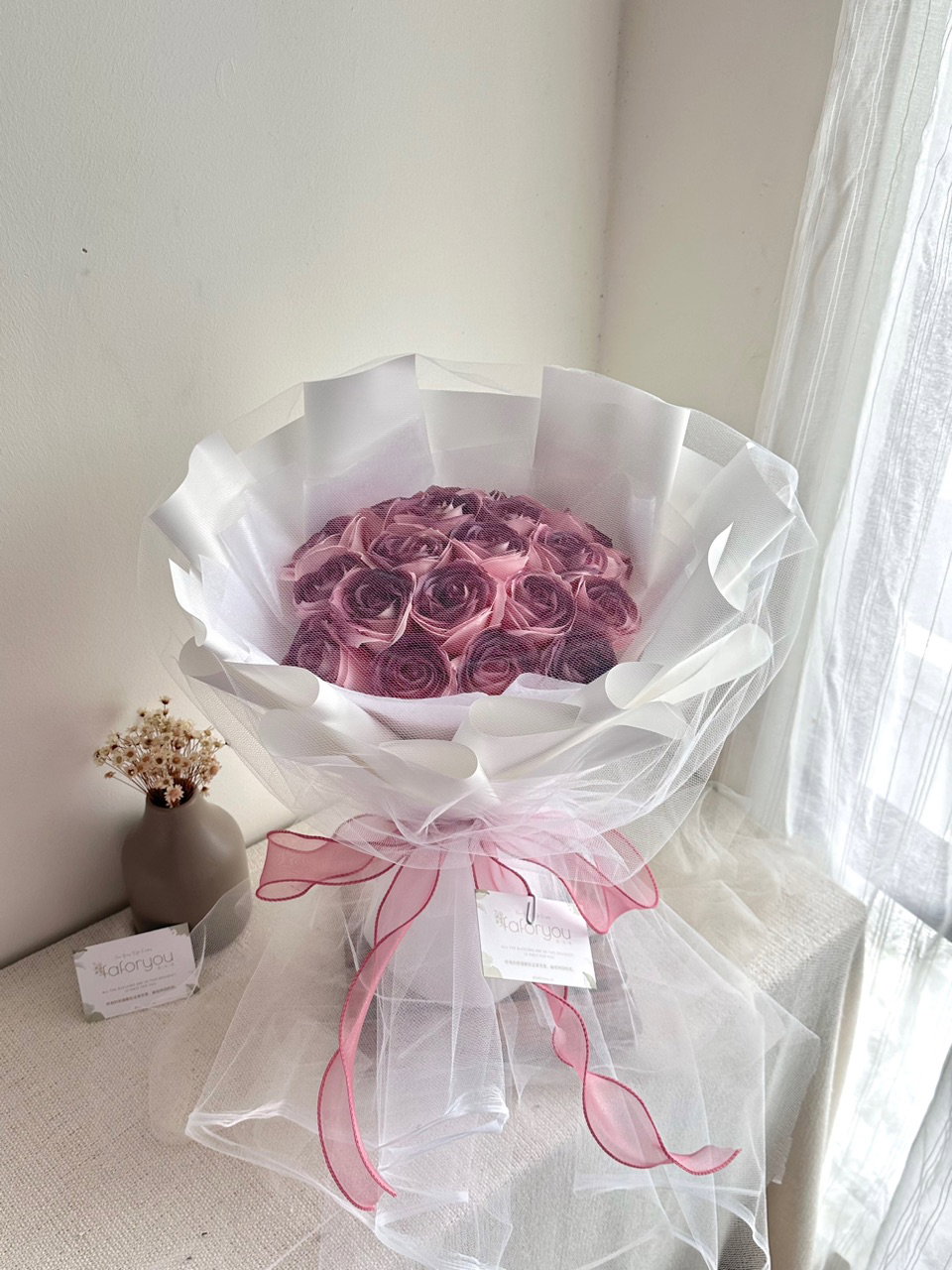 19 Stalk Soap Rose Bouquet_1