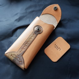 Watch Pouch in Camoflage leather