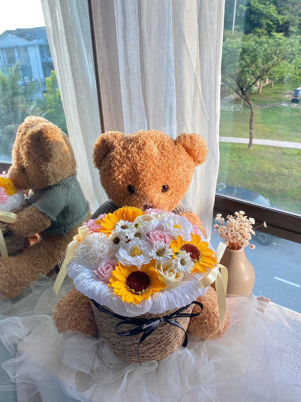 50cm Bear Mixed Basket