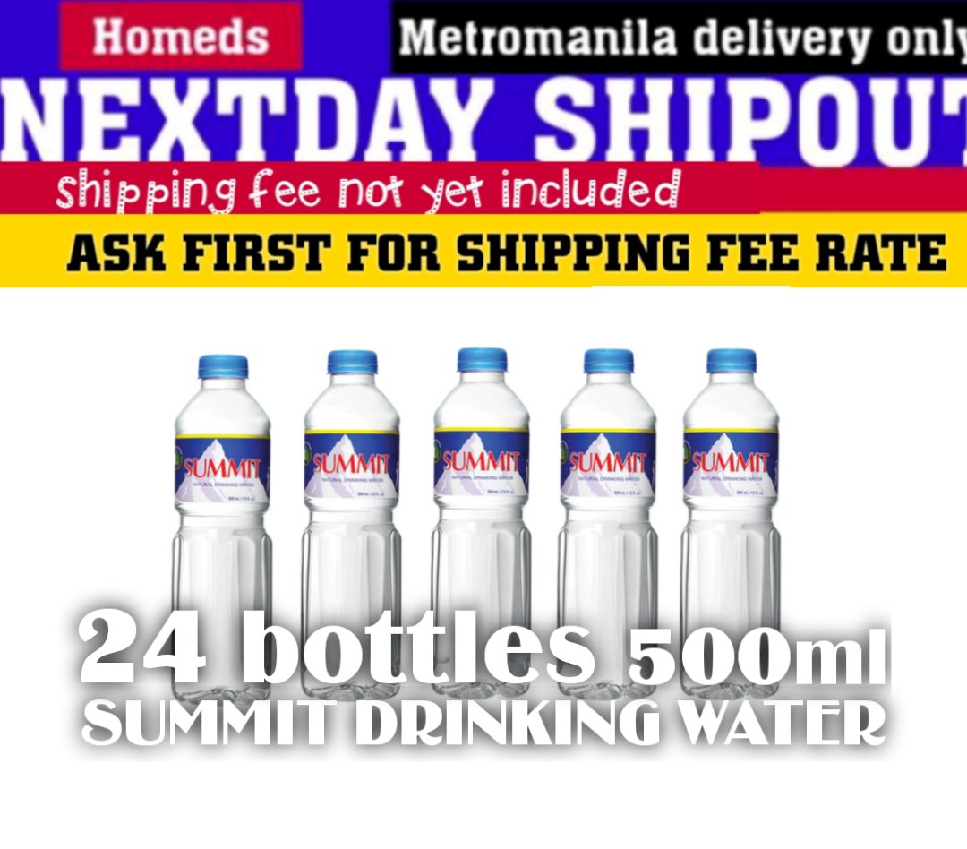 24pcs Summit drinking water 500ml