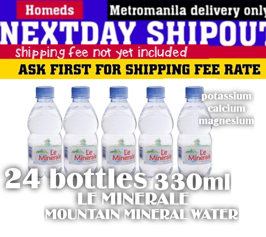 24pcs le MINERALE mountain mineral water 330ml_0