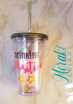 Personalized acrylic tumbler (16 oz)