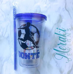 Personalized acrylic tumbler (16 oz)