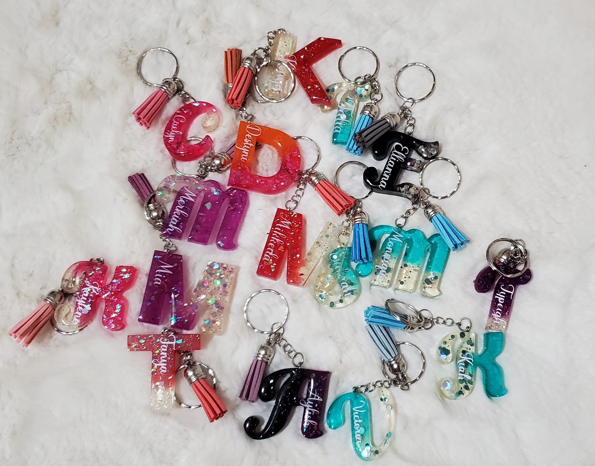 Personalized Letter Keychain_2