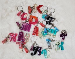 Personalized Letter Keychain