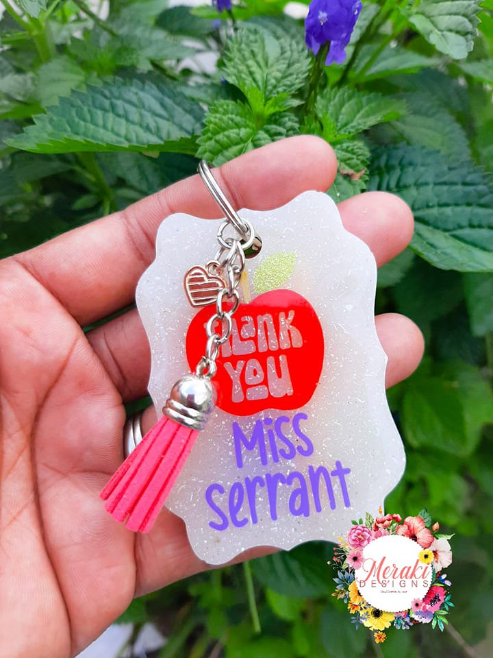 Personalized shaped keychain _0