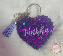 Personalized shaped keychain 