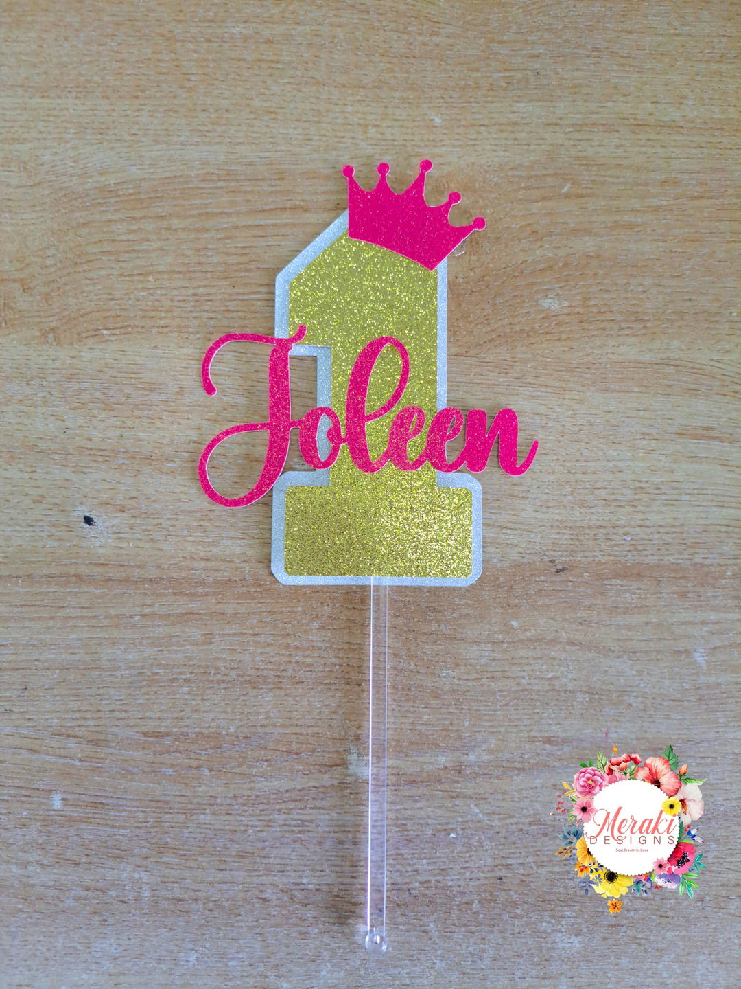 Personalized Cake Topper (simple)