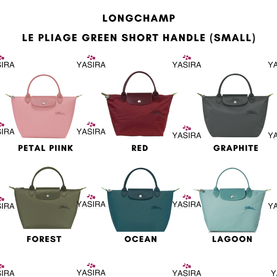 Longchamp Le Pliage Green (Small Short Handle)_1