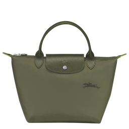Longchamp Le Pliage Green (Small Short Handle)