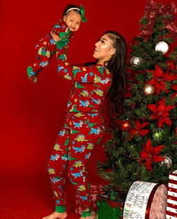 Dinosaur & Christmas trees PJ