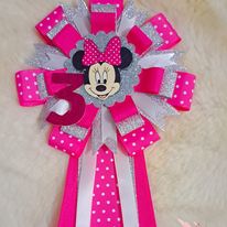 Personalized ribbon rosette (with tails)_4