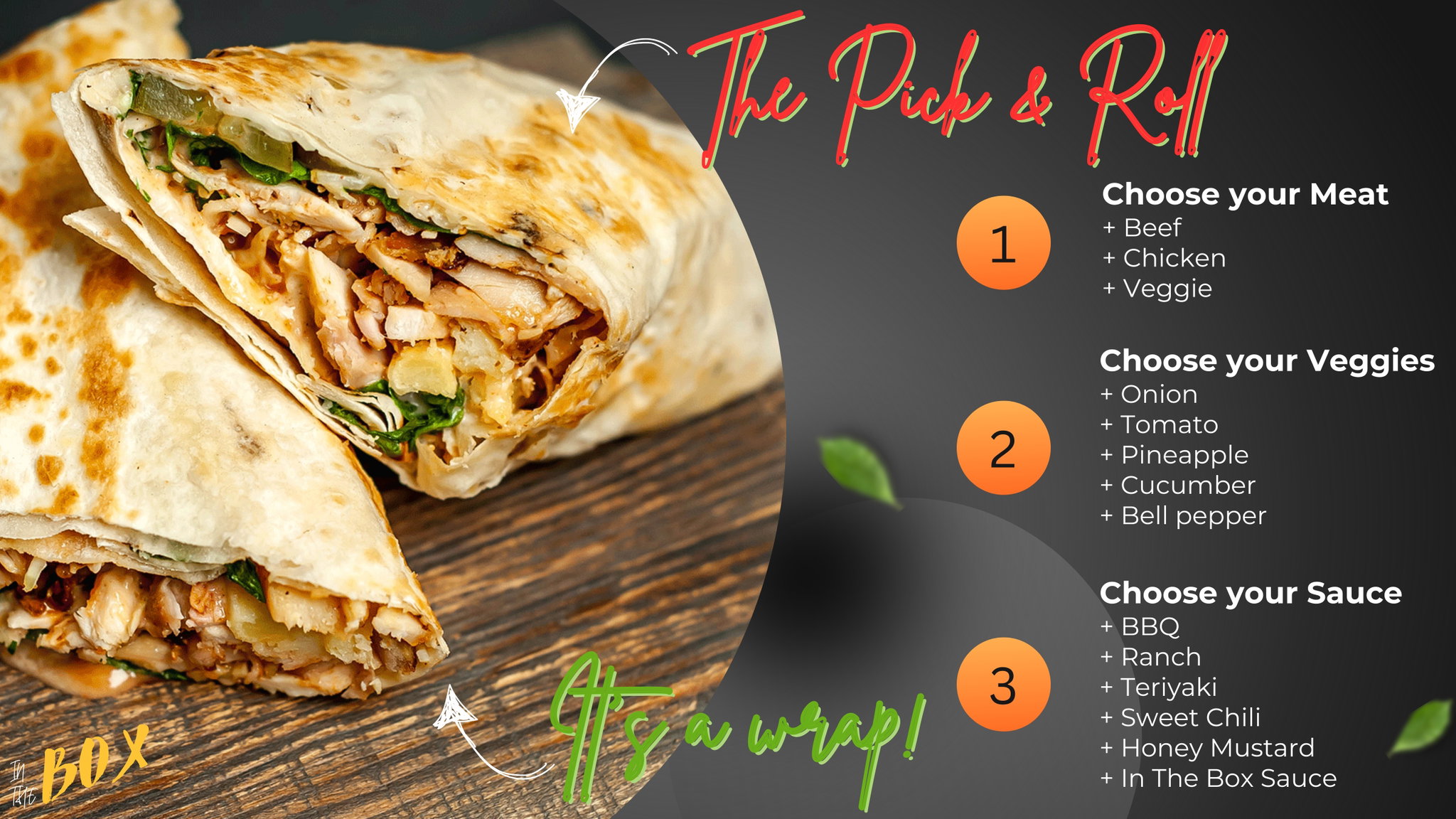 Chicken Wrap COMBO | Marinated Chicken Wrap + Fries or Fruit Box + Drink | NEW_2