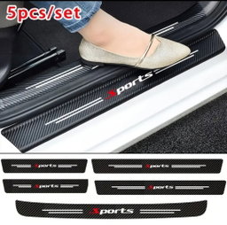 Door sill protector carbon fiber