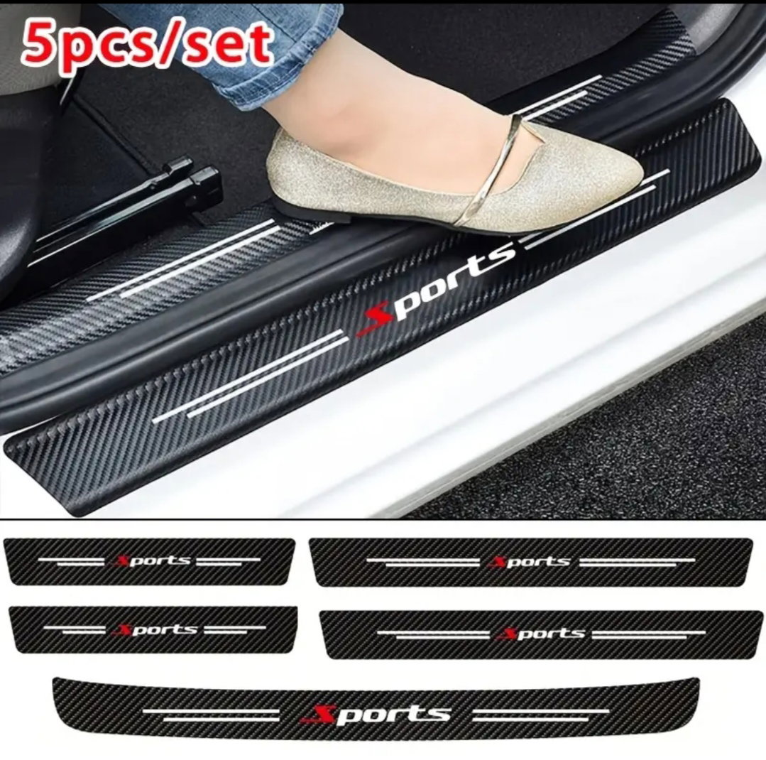 Door sill protector carbon fiber_1