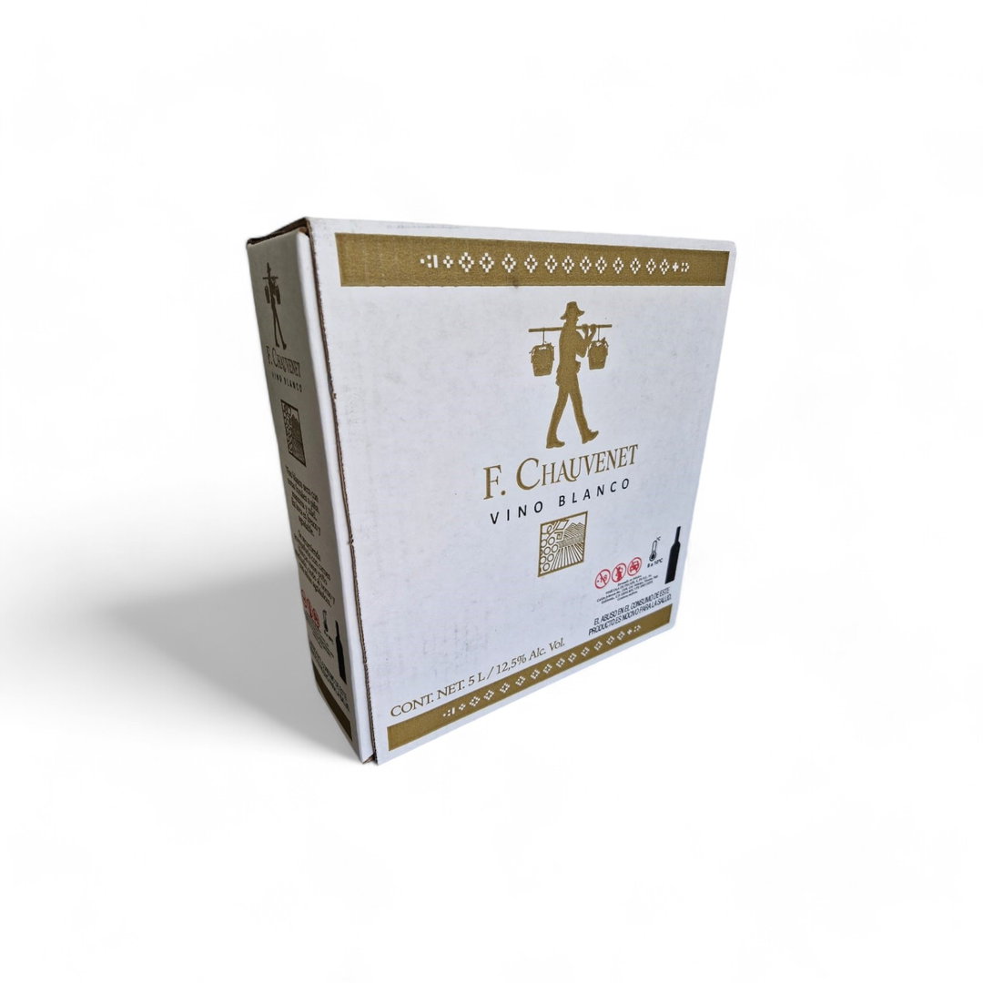 X VINO BLANCO F. CHAUVENET CAJA 5 LTR