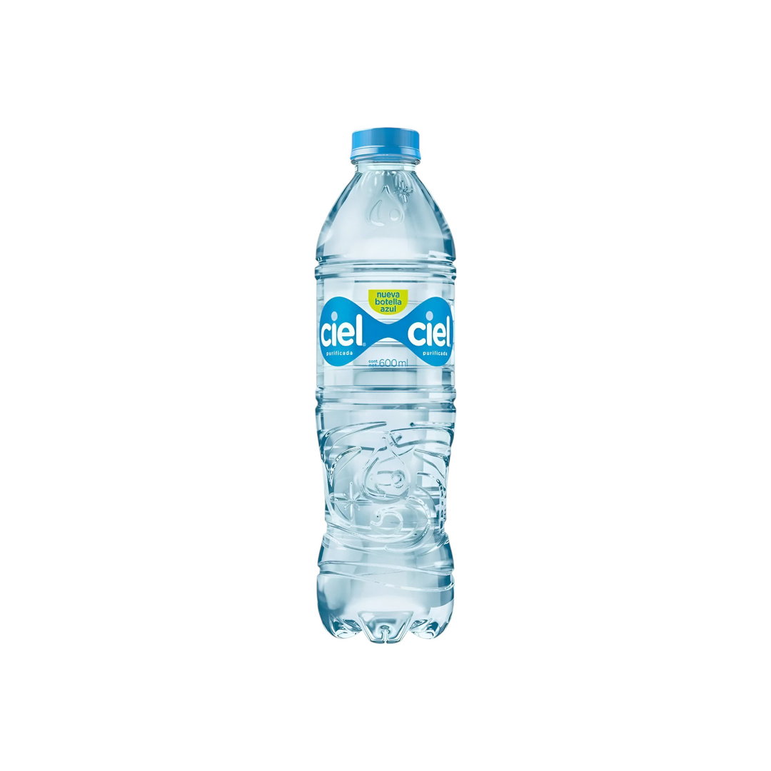 X AGUA CIEL 600 ML PET 24 PZ