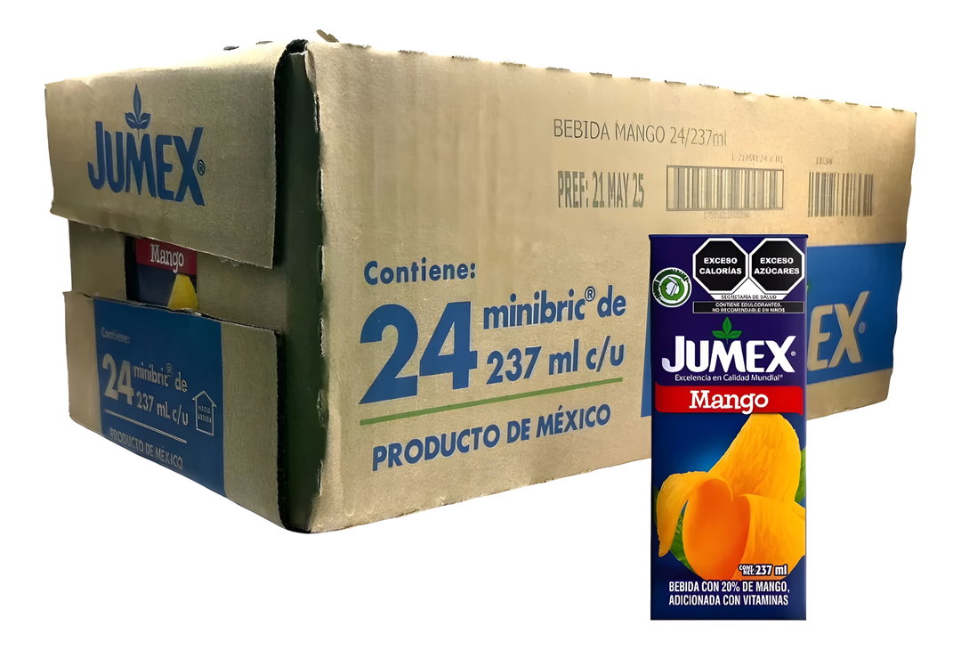 X JUGO JUMEX MANGO 237 ML ( CAJA 24PZ )
