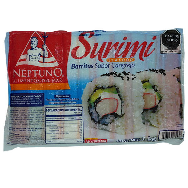 - SURIMI BARRA NEPTUNO CONG. 1 KG