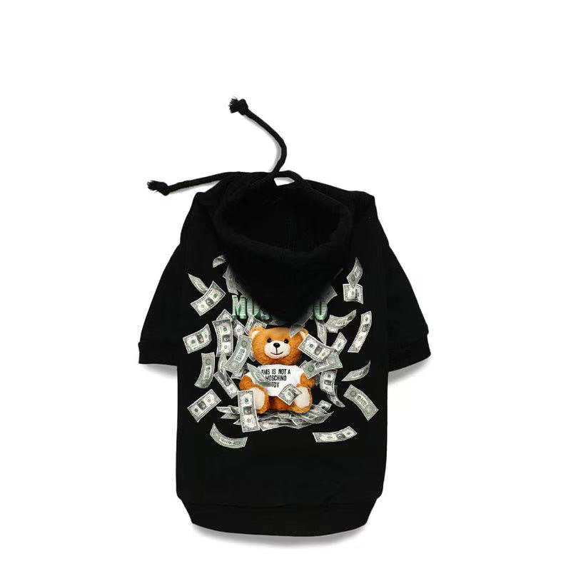 Moschino Hoodie Black_1