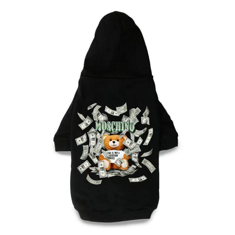 Moschino Hoodie Black_0